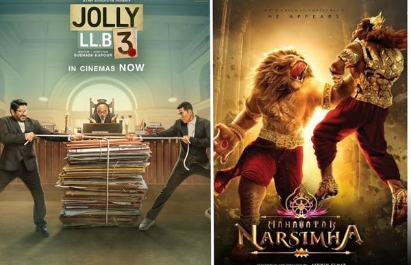 जॉली LLB 3” से “महावतार नरसिम्हा” तक-थिएटर और OTT पर रिलीज़ हुई ये फिल्मे जो कर रही है फुलऑन एंटरटेनमेंट